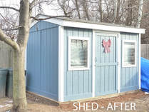 Picture of a Shed after repair.