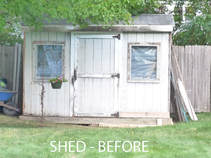 Picture of a Shed before repair